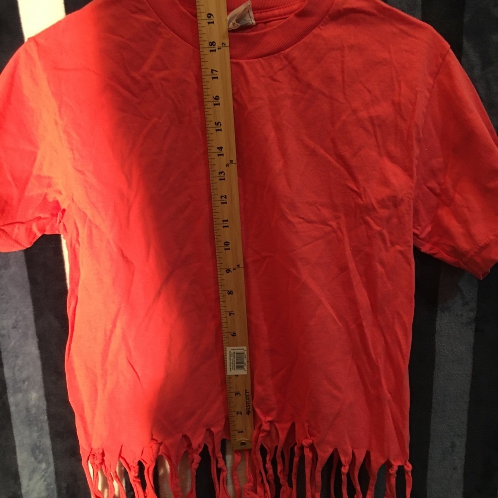 Alstyle Active Pink Unique Designed Women’s Top - Size Small - Picture 4 of 6